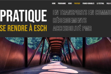 Разработка сайта для предстоящего фестиваля francofolies во Франции.