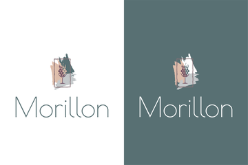 Логотип для виноторговой компании "Morillon"