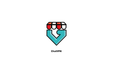 Разработка логотипа «ChatVPN» для немецкой компании