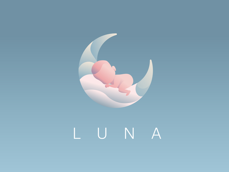 LUNA: визуальный язык эмпатии. Разработка логотипа.