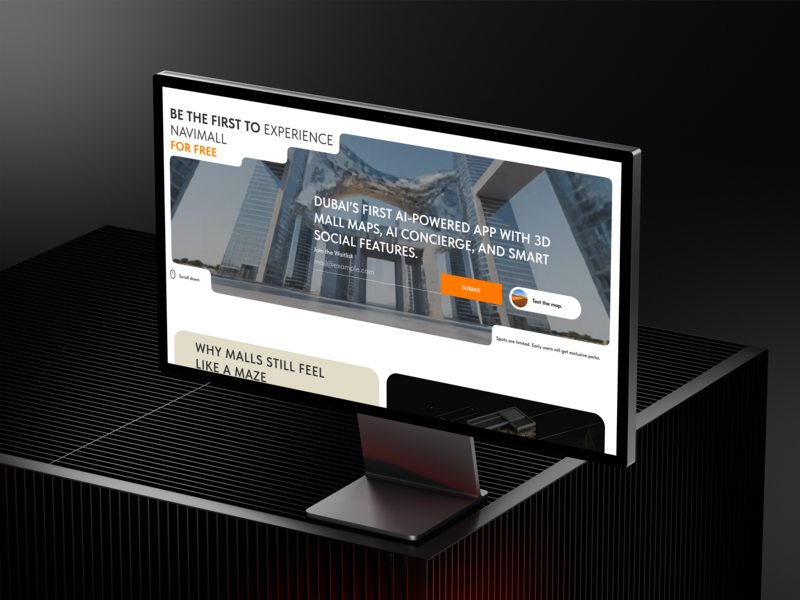 Navimall- лендинг для инвесторов и ознакомления с продуктом
