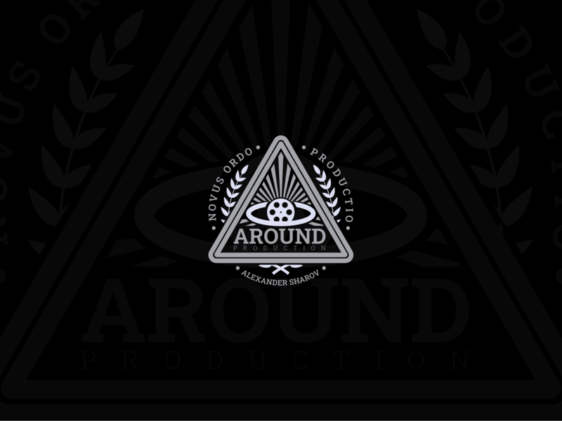Логотип для продюсерского центра Around Production